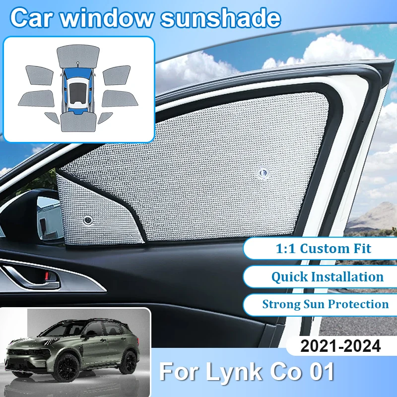 For Lynk Co 01 Sun Shade CX11 2021 2022 2023 2024 Auto Parasol Window Side Sunscreen Shade Sun Visors Anti-UV Car Accessories
For Lynk Co 01 Sun Shade CX11 2021 2022 2023 2024 Auto Parasol Window Side Sunscreen Shade Sun Visors Anti-UV Car Accessories