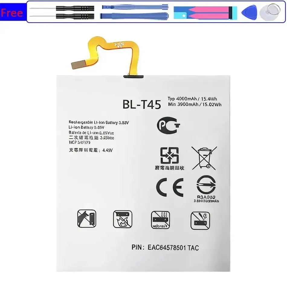 4000Mah For LG Stylo 6 LM-Q730N Q70 Q730VMW EAC64578501 BL-T45 Mobile Phone Battery Environmentally Friendly
4000Mah For LG Stylo 6 LM-Q730N Q70 Q730VMW EAC64578501 BL-T45 Mobile Phone Battery Environmentally Friendly