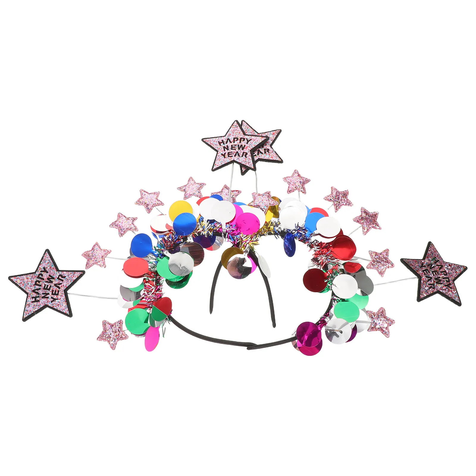 2Pcs Colorful Star Headband Set Festive Five-Pointed Star Party Hair Hoop for New Year Eve Celebrations Happy New Year Headbands
2Pcs Colorful Star Headband Set Festive Five-Pointed Star Party Hair Hoop for New Year Eve Celebrations Happy New Year Headbands