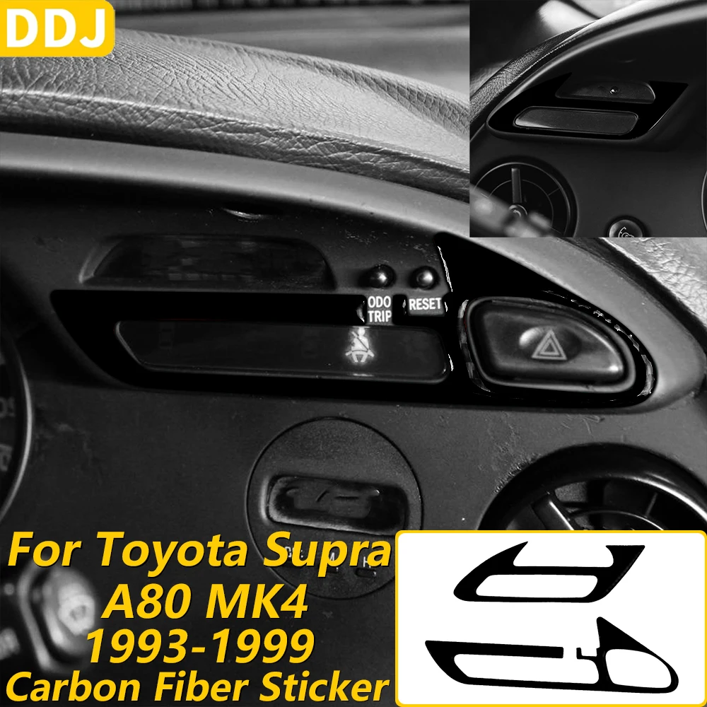 For Toyota Supra A80 MK4 Turbo 1993-1999 Piano Black Instrument Speedometer Both Side Display Panel Trim Car Accessories Sticker
For Toyota Supra A80 MK4 Turbo 1993-1999 Piano Black Instrument Speedometer Both Side Display Panel Trim Car Accessories Sticker