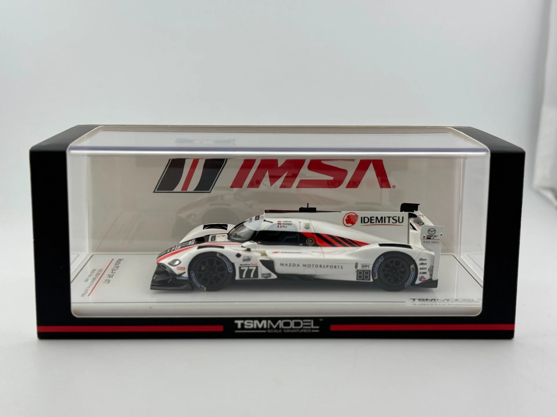 TSM 1/43 Scale Mazda RT24-P DPi # 77 Resin Car Model
TSM 1/43 Scale Mazda RT24-P DPi # 77 Resin Car Model