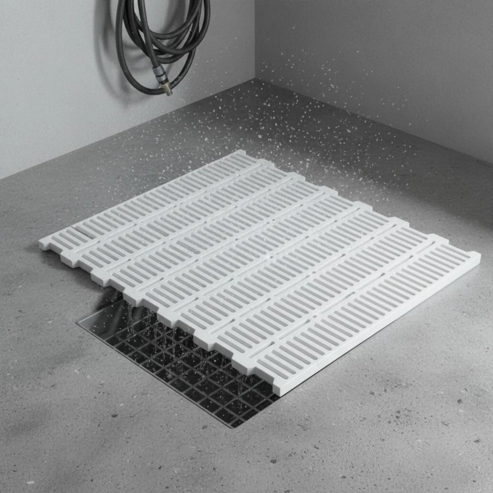 Piglet Slatted Panel Reinforced Manure Drain Board Slotted Grid Board Double-Rib Farm Flooring Plastic for Piglets, Pig Housing
Piglet Slatted Panel Reinforced Manure Drain Board Slotted Grid Board Double-Rib Farm Flooring Plastic for Piglets, Pig Housing