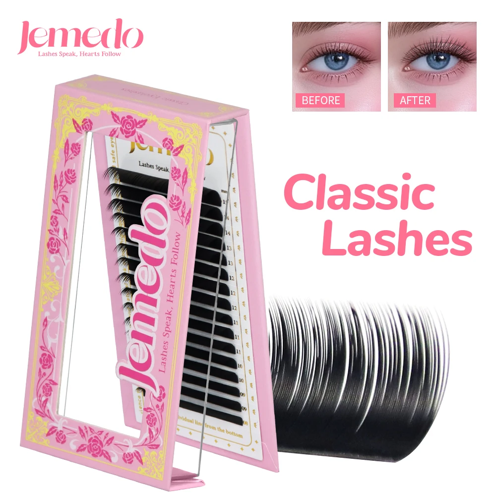 JEMEDO 16Rows Individual Extensions B/C/D Curl Eyelash Classic False Cilio Natural Soft Mink Lashes High Quality Matte Eyelashes
JEMEDO 16Rows Individual Extensions B/C/D Curl Eyelash Classic False Cilio Natural Soft Mink Lashes High Quality Matte Eyelashes