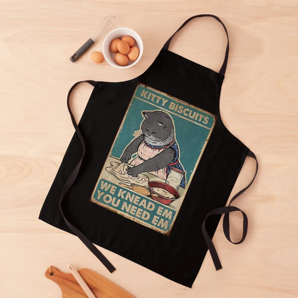 Kitty blackcat - Kitty Biscuits I Knead Em You Need Em Apron New year's with personal logo Children'S Apron
Kitty blackcat - Kitty Biscuits I Knead Em You Need Em Apron New year's with personal logo Children'S Apron