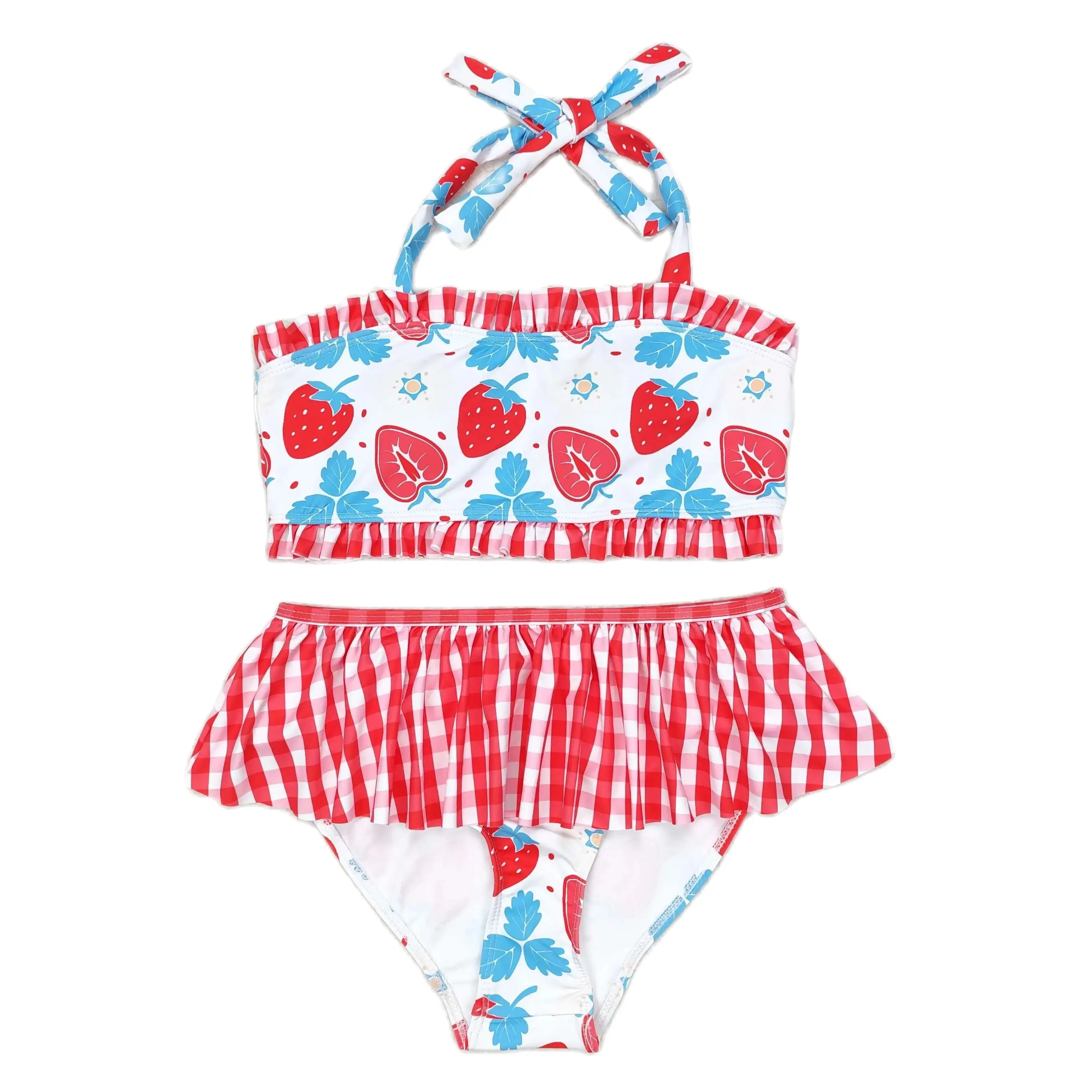 Wholesale Baby Girl Summer Bikini Swimsuit Outfit Kid Bummie Ruffle Shorts Swimwear Infant Two Pieces Toddler Strawberry Set
Wholesale Baby Girl Summer Bikini Swimsuit Outfit Kid Bummie Ruffle Shorts Swimwear Infant Two Pieces Toddler Strawberry Set