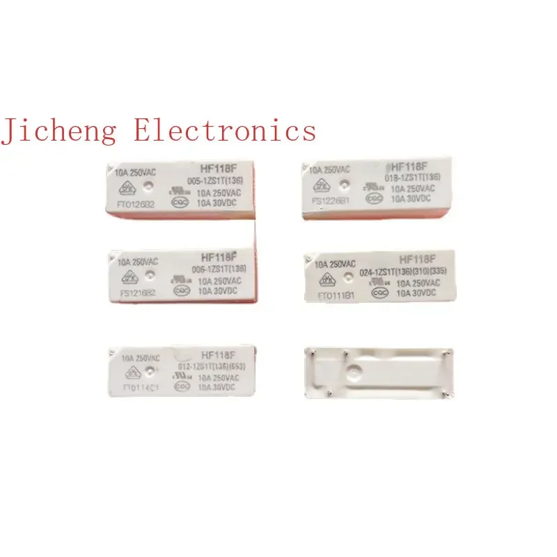 Relay HF118F-005 048 012 018 024-1ZS1 1ZS1T 10A5 Pin 12VDC
Relay HF118F-005 048 012 018 024-1ZS1 1ZS1T 10A5 Pin 12VDC