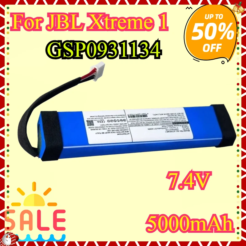 New 5000mAh 37.0Wh Battery for JBL Xtreme1 Extreme Xtreme 1 GSP0931134 Batterie Tracking Number with Tools
New 5000mAh 37.0Wh Battery for JBL Xtreme1 Extreme Xtreme 1 GSP0931134 Batterie Tracking Number with Tools