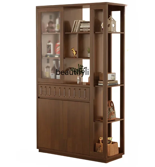 Y New Chinese Style Living Room Hallway Door Blocking Hallway Wine Cabinet Storage Rack Home Screen Double-Sided Solid Wood
Y New Chinese Style Living Room Hallway Door Blocking Hallway Wine Cabinet Storage Rack Home Screen Double-Sided Solid Wood