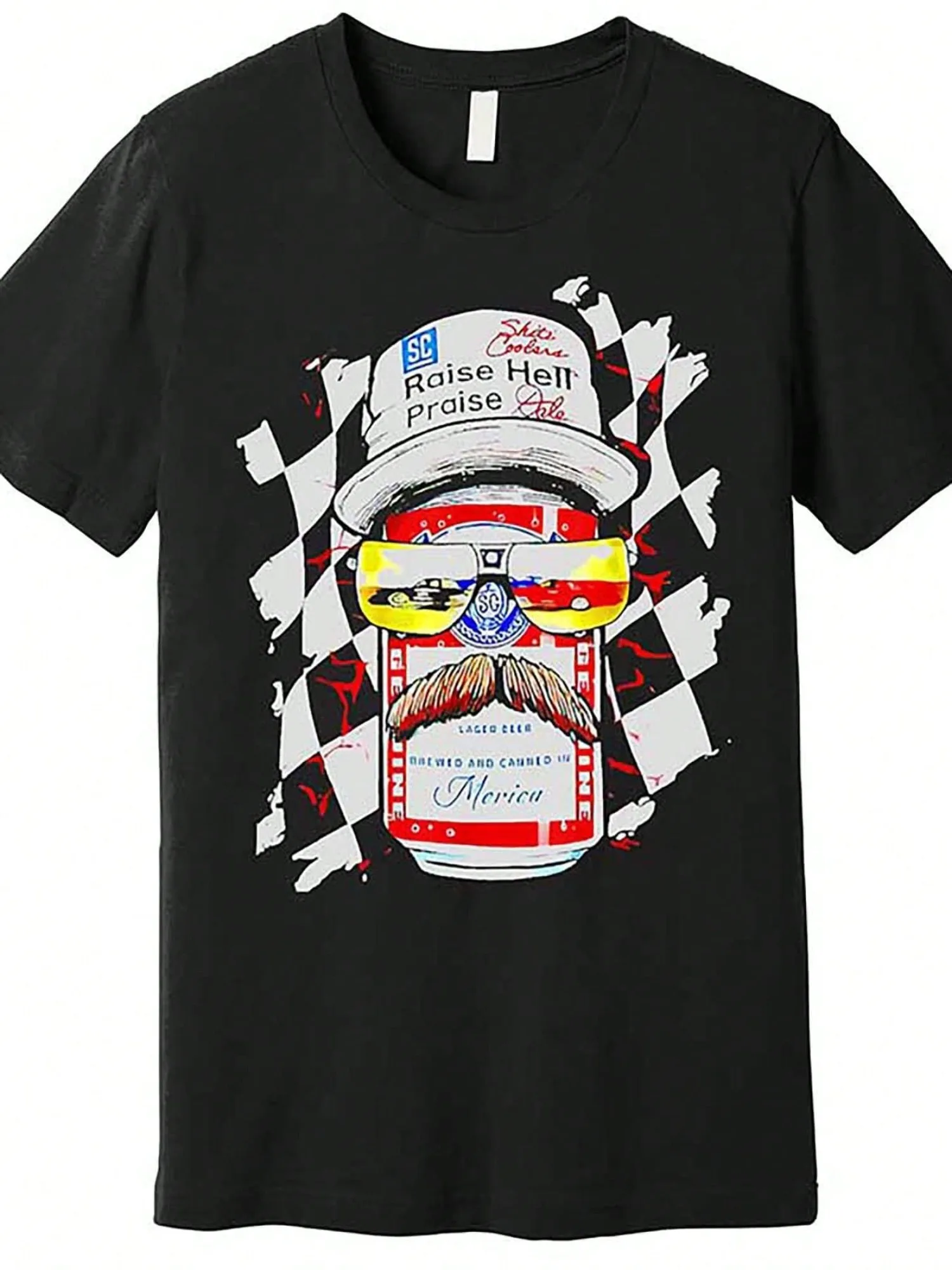 Raise Praise Dale Vintage-Inspired Men's Graphic T-Shirt - Funny Beer Drinking Design With Racing Theme
Raise Praise Dale Vintage-Inspired Men's Graphic T-Shirt - Funny Beer Drinking Design With Racing Theme