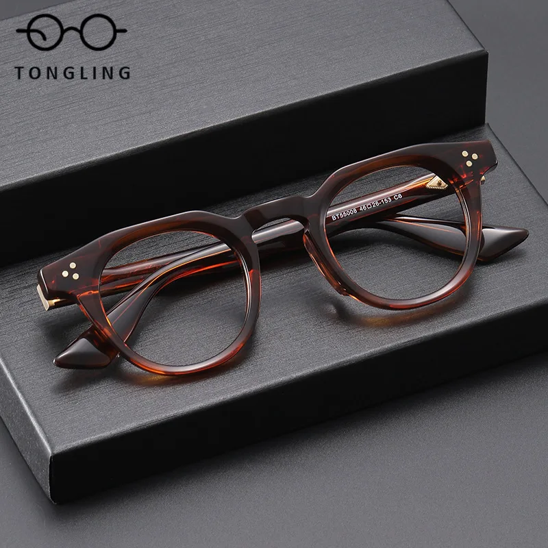 Новые высококачественные стильные и ретро женские и классические мужские круглые оправы премиум-класса из черепаховой кислоты с уксусной кислотой, персонализированные оправы для очков
Новые высококачественные стильные и ретро женские и классические мужские круглые оправы премиум-класса из черепаховой кислоты с уксусной кислотой, персонализированные оправы для очков