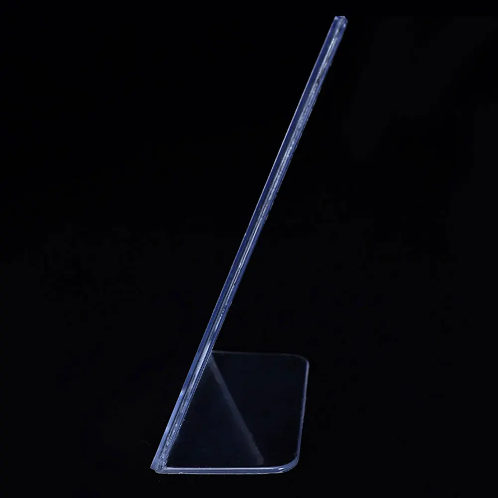 2Pcs Acrylic Display Stand L Shape Slanted Sign Holders for Desktop Price Menu Card Holder Retail Shop Supermarket Exhibition
2Pcs Acrylic Display Stand L Shape Slanted Sign Holders for Desktop Price Menu Card Holder Retail Shop Supermarket Exhibition