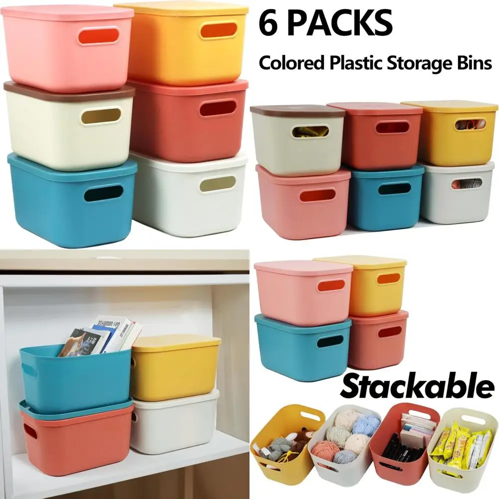 Stackable Plastic Storage Bins with Lids for Efficient Organization, 6-Piece Set, Ideal for Pantry and Closet
Stackable Plastic Storage Bins with Lids for Efficient Organization, 6-Piece Set, Ideal for Pantry and Closet