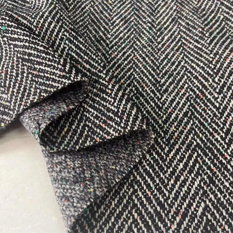 Good Imported Japanese Black/Gray Color Dot Herringbone Pattern Wool fabric Sewing Material DIY Thickened Autumn/Winter Coat
Good Imported Japanese Black/Gray Color Dot Herringbone Pattern Wool fabric Sewing Material DIY Thickened Autumn/Winter Coat