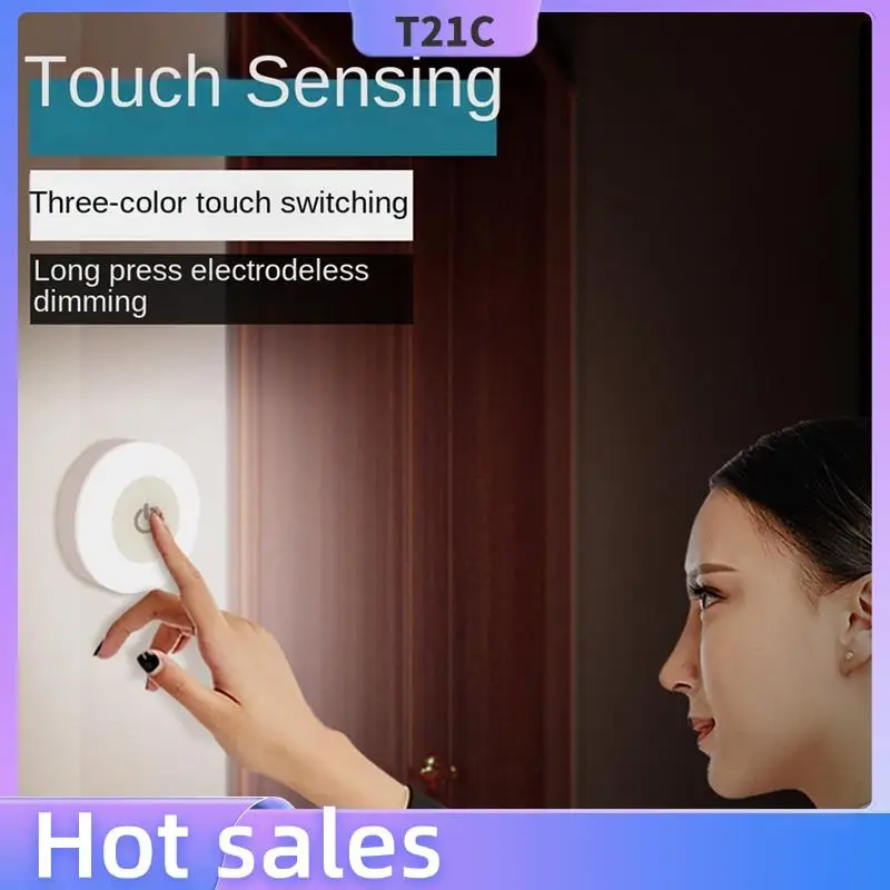 T21C 3X LED Touch Sensor Night Lights 3 Modes Magnetic Base Wall Light USB Rechargeable Round Dimming Soft Light Warm
T21C 3X LED Touch Sensor Night Lights 3 Modes Magnetic Base Wall Light USB Rechargeable Round Dimming Soft Light Warm