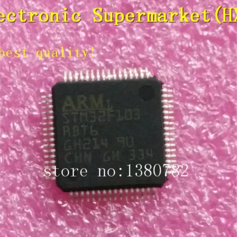 Free Shipping 10pcs-50pcs STM32F103RBT6 STM32F103 NEW QFP-64 IC In stock!
Free Shipping 10pcs-50pcs STM32F103RBT6 STM32F103 NEW QFP-64 IC In stock!