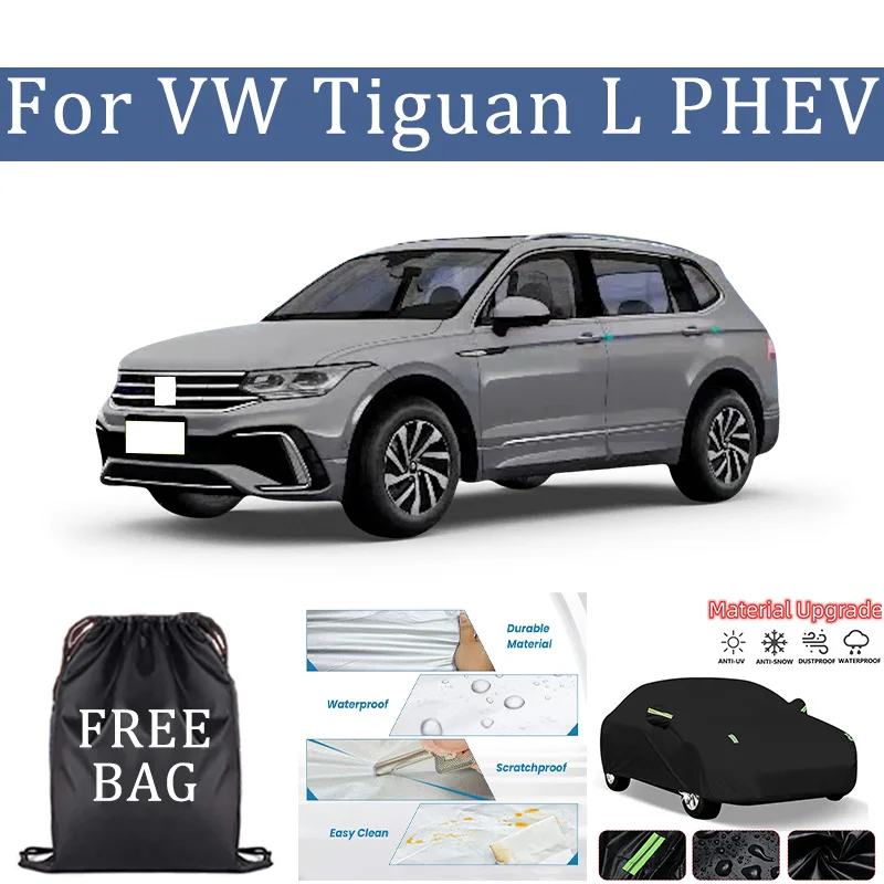 For VW Tiguan L PHEV Car Cover Full Covers with Reflective Strip Dustproof UV Scratch-Resistant Sunscreen Protective cover
For VW Tiguan L PHEV Car Cover Full Covers with Reflective Strip Dustproof UV Scratch-Resistant Sunscreen Protective cover
