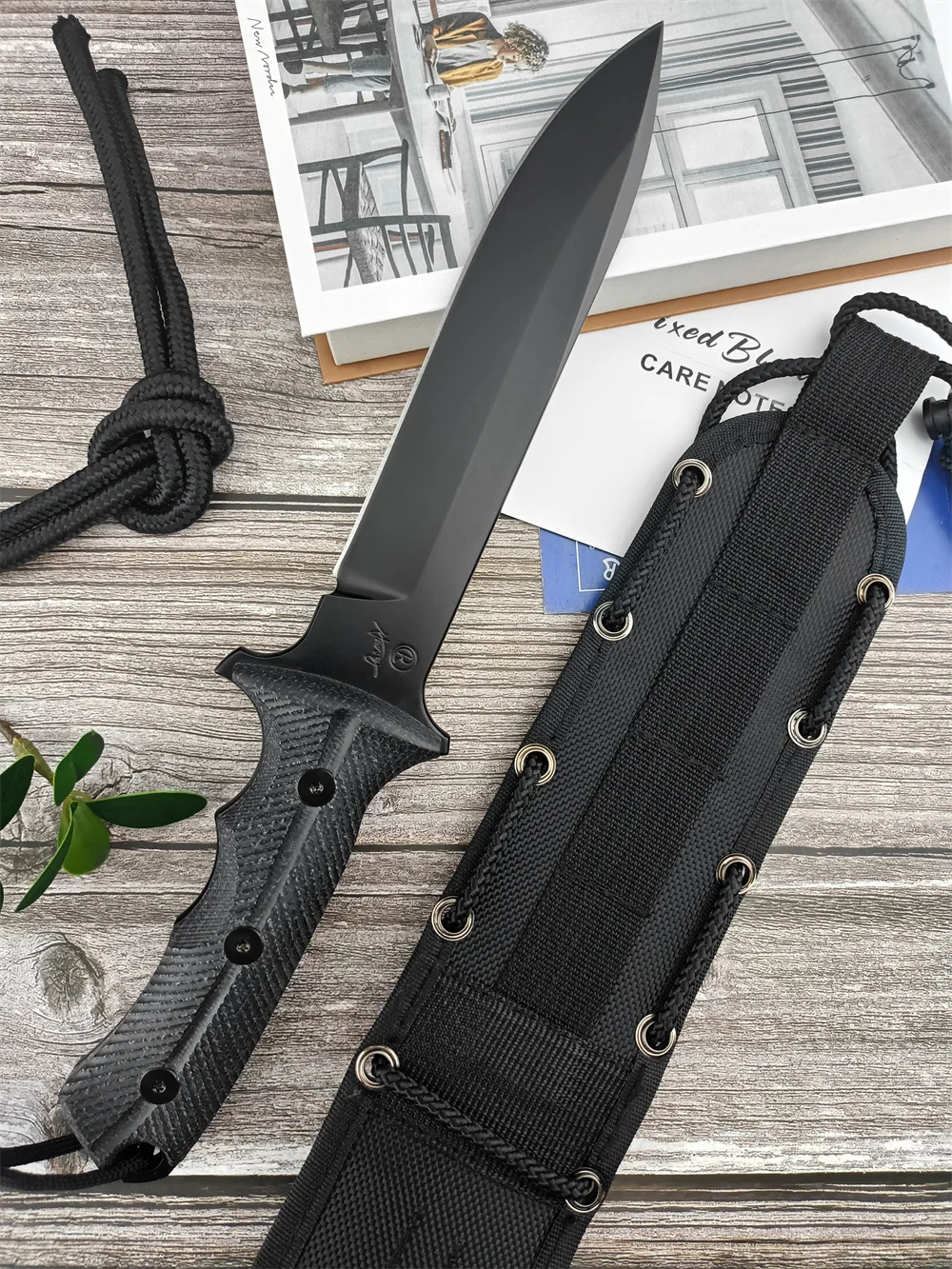 New Chris Reeve Outdoors Fixed Blade Knife D2 Blade G10 Handle Tactical Nylon Sheath Military Tactical Emergency Rescue Tool
New Chris Reeve Outdoors Fixed Blade Knife D2 Blade G10 Handle Tactical Nylon Sheath Military Tactical Emergency Rescue Tool