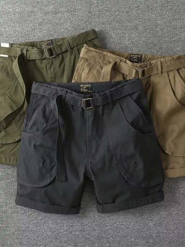 American Retro Workwear Shorts Men's 3D Large Pocket Loose Pure Cotton Casual High Street Ultra-Shorts Mid-Waist Cotton
American Retro Workwear Shorts Men's 3D Large Pocket Loose Pure Cotton Casual High Street Ultra-Shorts Mid-Waist Cotton