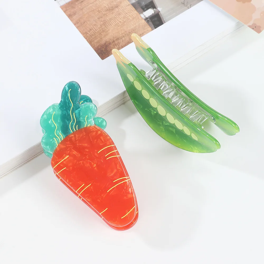 NEW Cute Vegetables Fruits Hair Claw Cartoon Fresh Food Eco-Friendly Acrylic Hair Claw Clips Hair Accessories for Women Girls
NEW Cute Vegetables Fruits Hair Claw Cartoon Fresh Food Eco-Friendly Acrylic Hair Claw Clips Hair Accessories for Women Girls