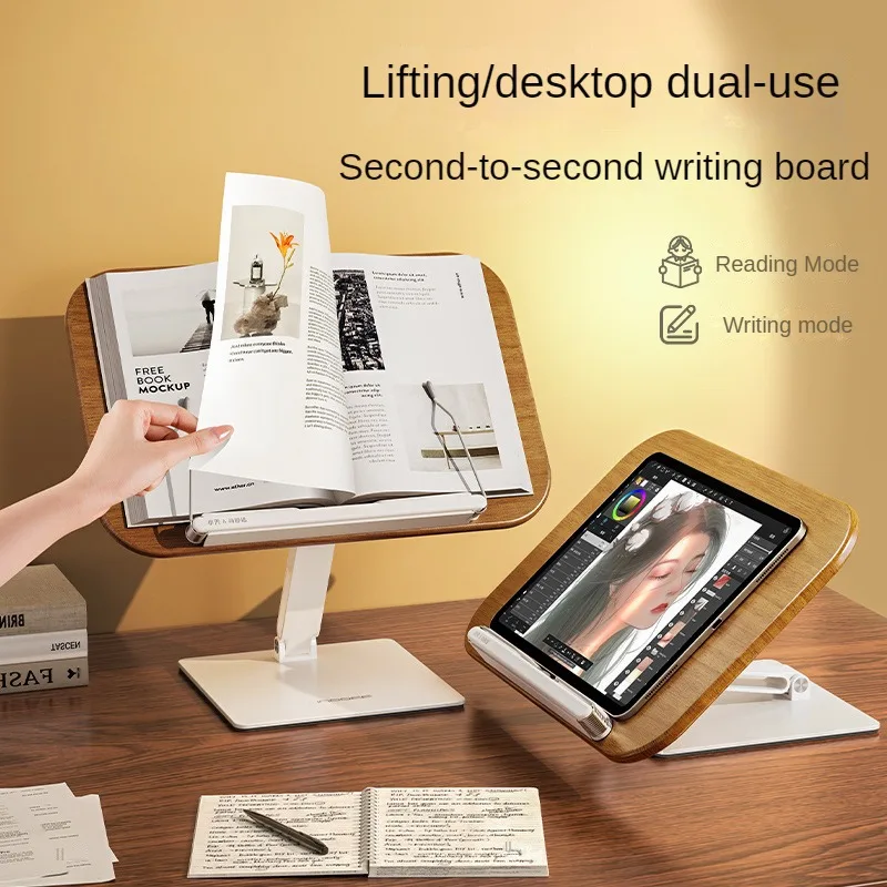 Solid Wood Reading Stand Student Reading Bookshelf Desktop Lifting Telescopic Wooden Writing Stand
Solid Wood Reading Stand Student Reading Bookshelf Desktop Lifting Telescopic Wooden Writing Stand