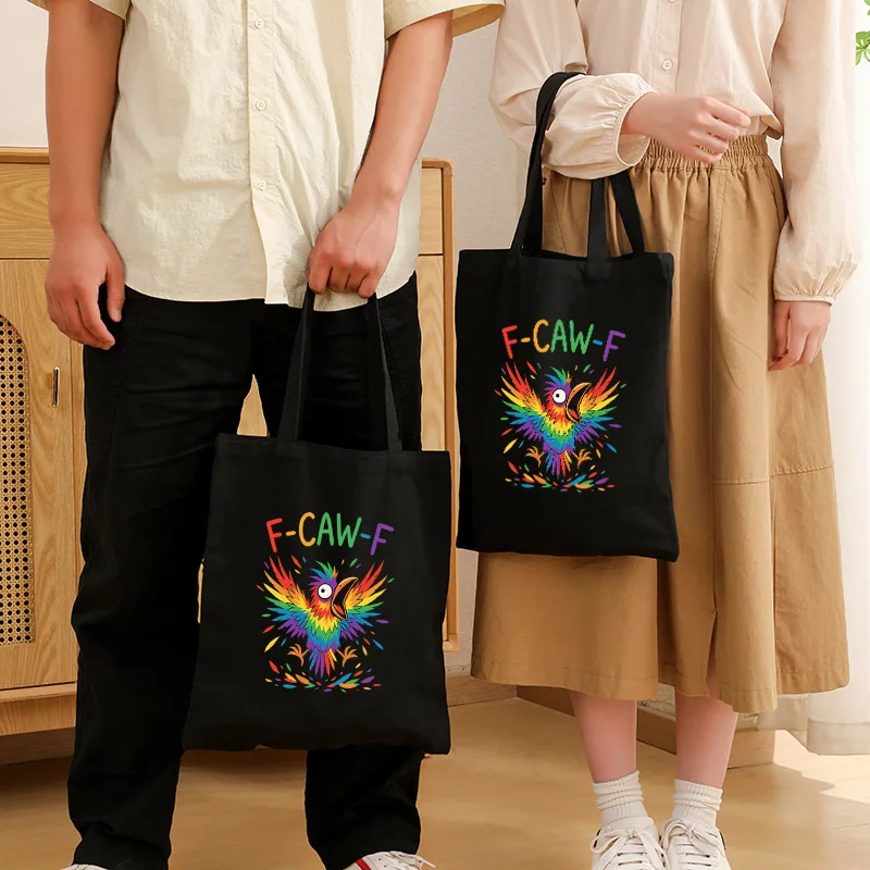 F-CAW-F Chicken Cartoon Style Shopping Bag Handbag Shopper Handbag Women's Canvas Shoulder Environmental Large Capacity Bag
F-CAW-F Chicken Cartoon Style Shopping Bag Handbag Shopper Handbag Women's Canvas Shoulder Environmental Large Capacity Bag