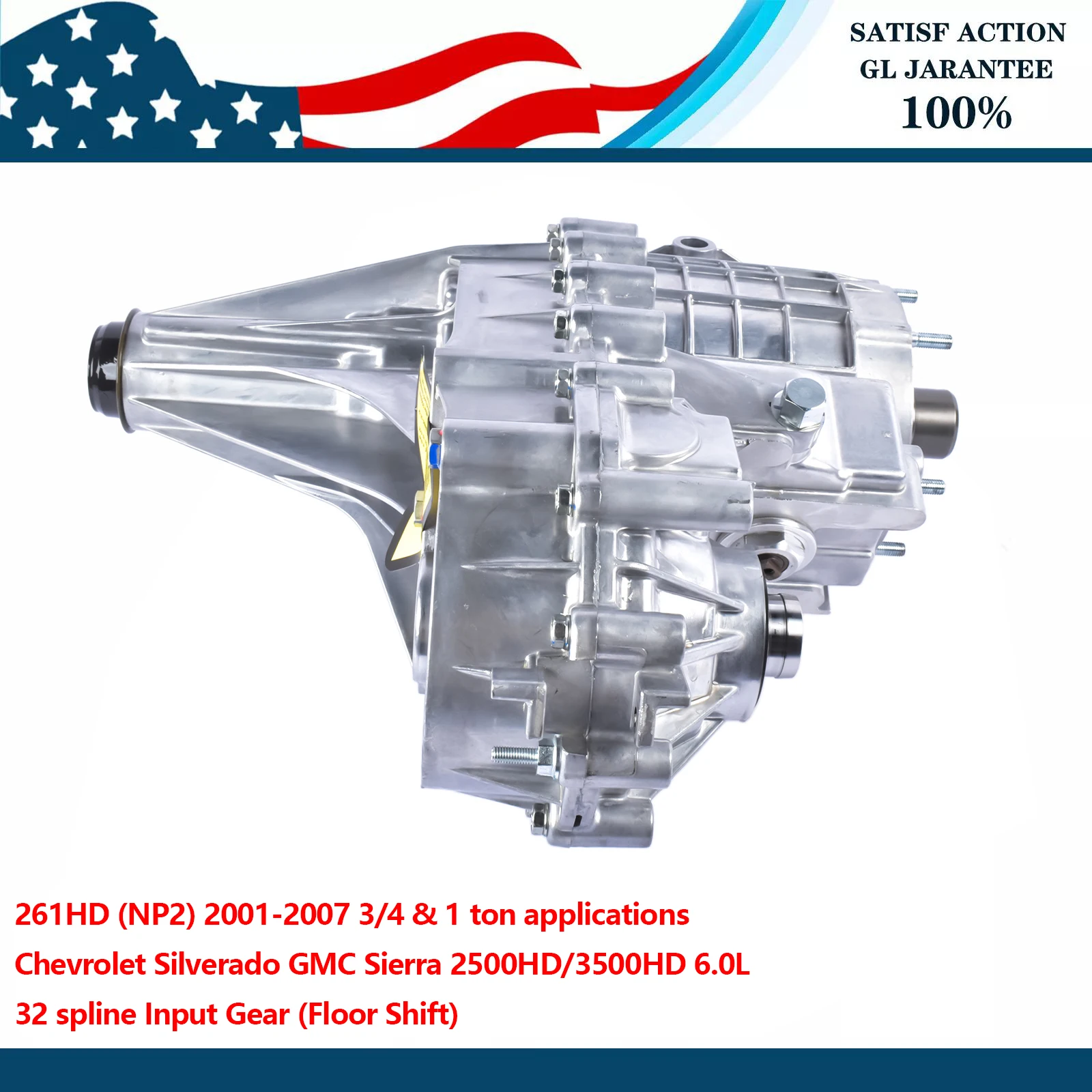 AP02 NP261HD Transfer Case for Chevy Silverado GMC Sierra 2500 HD 3500 Classic 6.0L 2001-2007 12581007
AP02 NP261HD Transfer Case for Chevy Silverado GMC Sierra 2500 HD 3500 Classic 6.0L 2001-2007 12581007