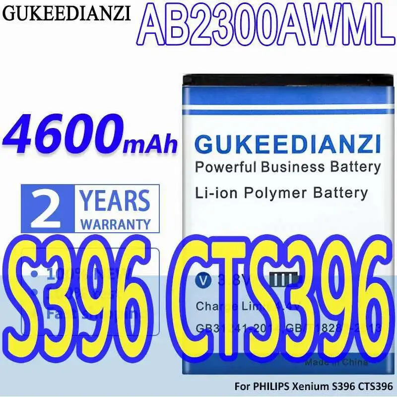 Для Philips Xenium S396 CTS396 аккумулятор мобильного телефона высокоэффективный 4600 мАч AB2300AWML
Для Philips Xenium S396 CTS396 аккумулятор мобильного телефона высокоэффективный 4600 мАч AB2300AWML