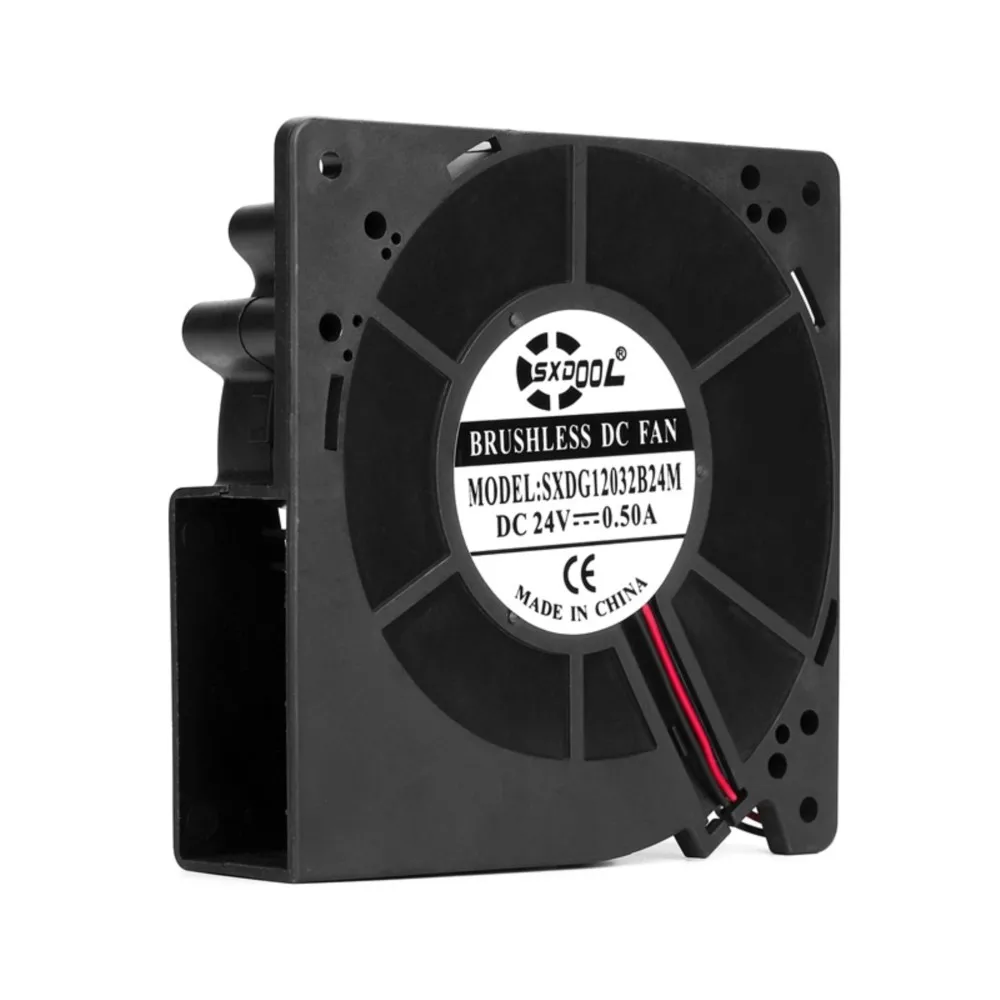 New SXDOOL 12cm 120mm 120*120*32mm Turbo Centrifugal Dual Ball 24V 0.50A 3000RPM PC Case Blower Fan
New SXDOOL 12cm 120mm 120*120*32mm Turbo Centrifugal Dual Ball 24V 0.50A 3000RPM PC Case Blower Fan
