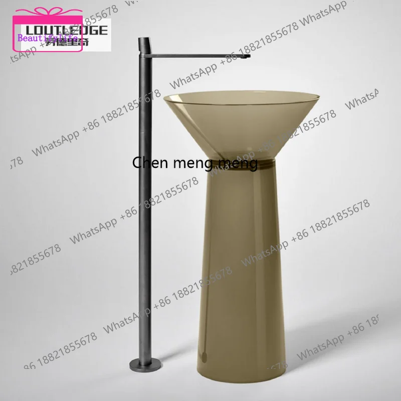 YL Outdoor Balcony Hotel B & B Transparent Blue Stone Floor-to-Floor Face Wash Table Pillar Basin
YL Outdoor Balcony Hotel B & B Transparent Blue Stone Floor-to-Floor Face Wash Table Pillar Basin