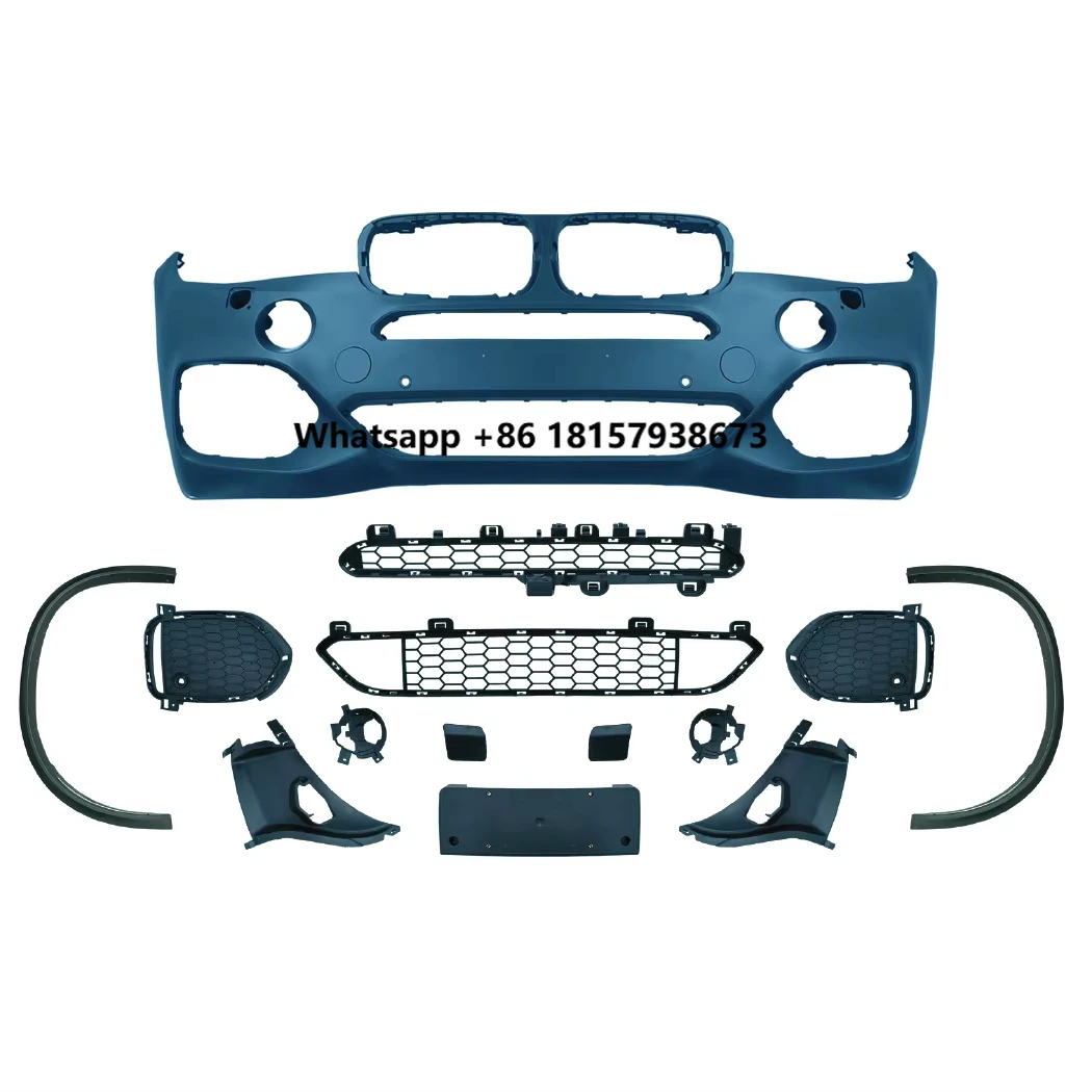 Auto Parts Body Kit for X5 F15 Modified M Style Front Bumper with Grill for BodyKit Car Bumper 2007-2013
Auto Parts Body Kit for X5 F15 Modified M Style Front Bumper with Grill for BodyKit Car Bumper 2007-2013