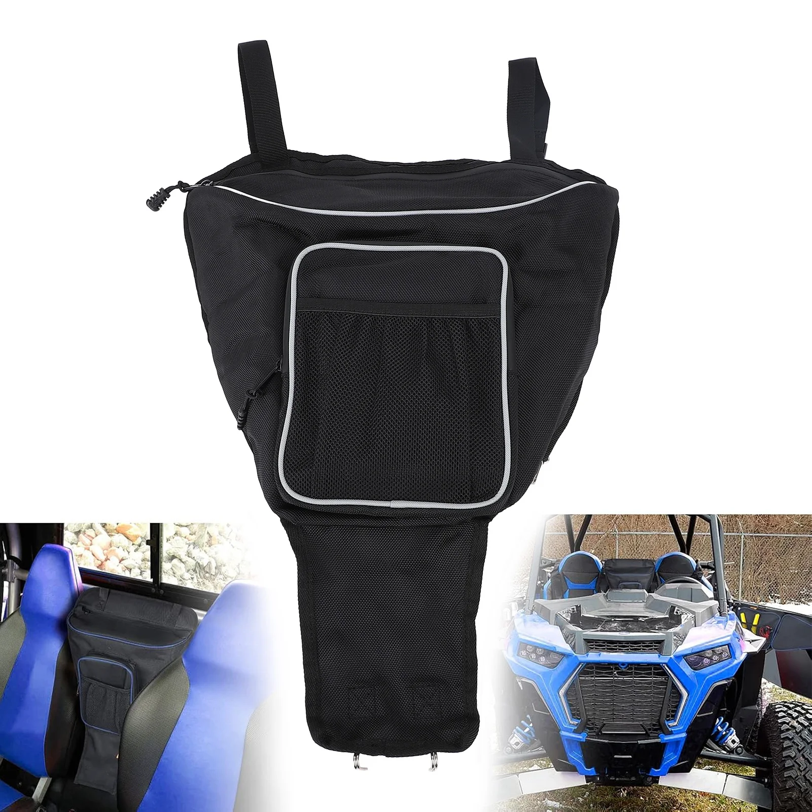 UTV Center Storage Bag 1680D Oxford Cloth Waterproofing Mesh Pocket Replacement for Polaris RZR XP 1000 Turbo 570 800 900 S 800
UTV Center Storage Bag 1680D Oxford Cloth Waterproofing Mesh Pocket Replacement for Polaris RZR XP 1000 Turbo 570 800 900 S 800