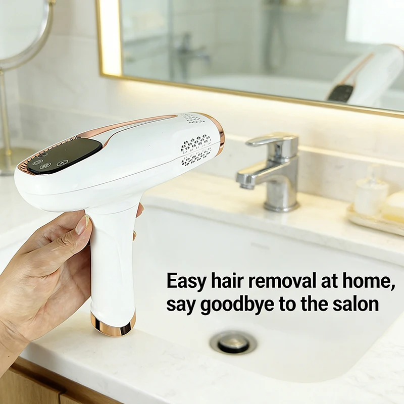 Cold and convenient household painless hair removal device for permanent hair removal. Portable laser hair removal equipment.
Cold and convenient household painless hair removal device for permanent hair removal. Portable laser hair removal equipment.