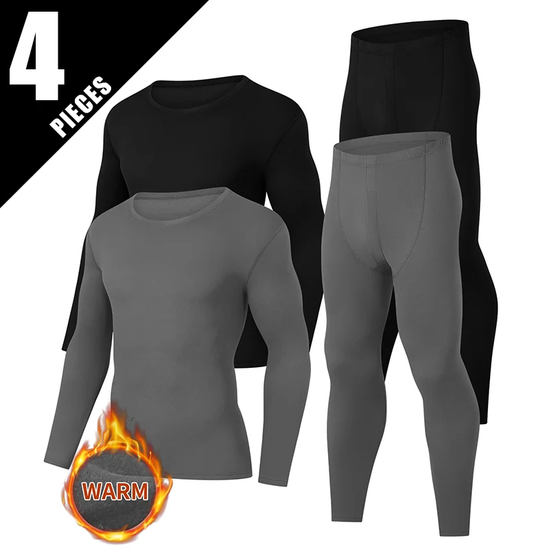 4/2-piece Men's Autumn And Winter Solid Color Round Neck Thermal Underwear Set Comfortable Plus Size Sports And Fitness Base Set
4/2-piece Men's Autumn And Winter Solid Color Round Neck Thermal Underwear Set Comfortable Plus Size Sports And Fitness Base Set