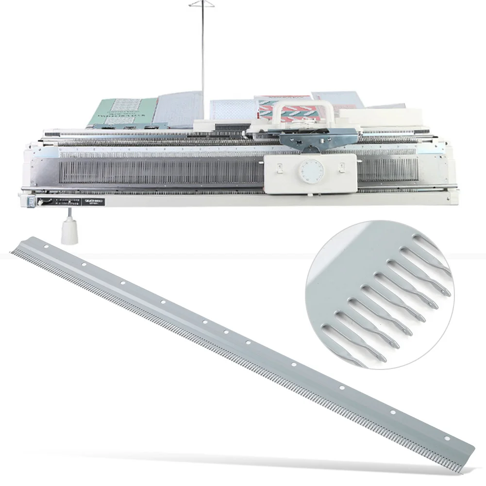 Cast On Comb Metal Accessories For Silver Reed Knitting Machine SRP60N SRP50 SRP60(Long Cast On Comb 90.5cm)
Cast On Comb Metal Accessories For Silver Reed Knitting Machine SRP60N SRP50 SRP60(Long Cast On Comb 90.5cm)