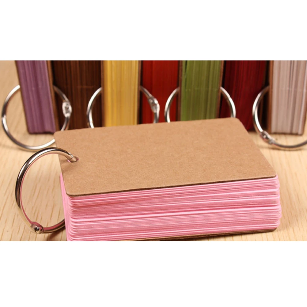 6pcs Word Cards Portable Notepads Binder Ring Blank DIY Study Cards Refillable School Supplies Students Stationery
6pcs Word Cards Portable Notepads Binder Ring Blank DIY Study Cards Refillable School Supplies Students Stationery