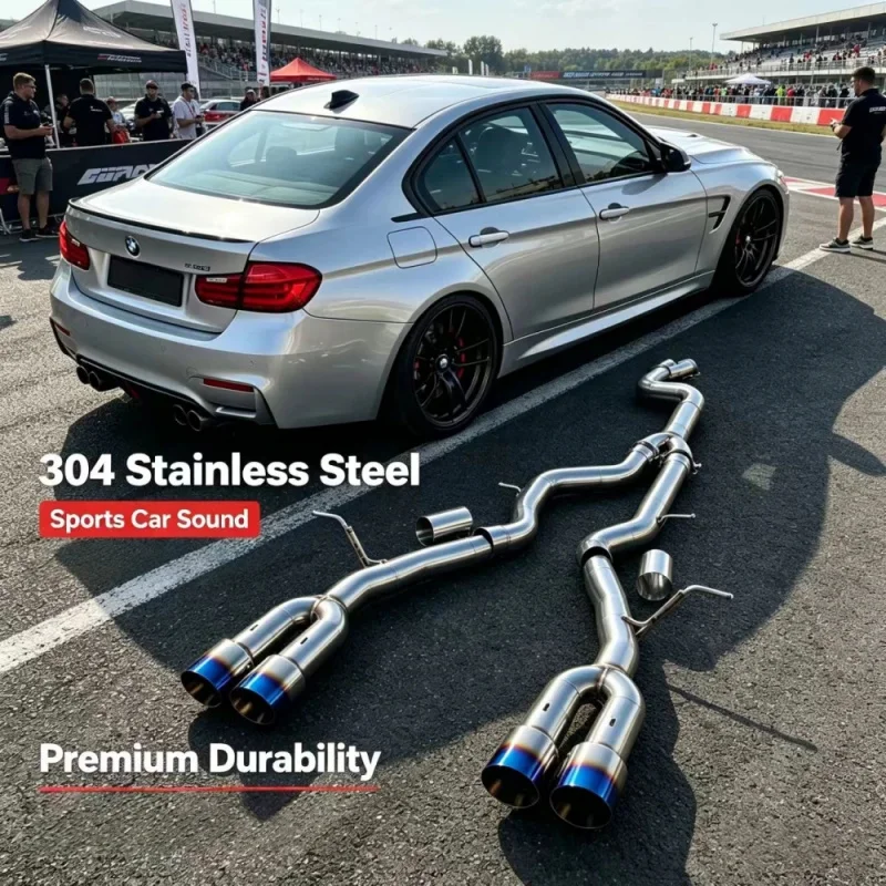 OEM Exhaust Catback for BMW M3/M4 F80 F82 S55 3.0T 2014-2019 Full DC Ultimate Sports Car Sound Performance Car Exhaust Pipe
OEM Exhaust Catback for BMW M3/M4 F80 F82 S55 3.0T 2014-2019 Full DC Ultimate Sports Car Sound Performance Car Exhaust Pipe