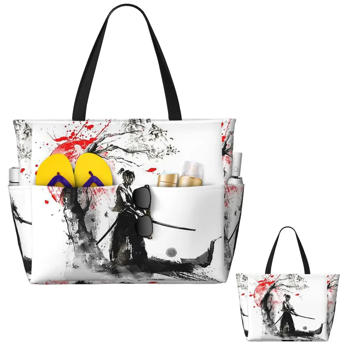 Japanese Samurai Beach Tote Bag Sport Gym Yoga Duffle Large Tote Bag Women Travel Bag Fitness bag
Japanese Samurai Beach Tote Bag Sport Gym Yoga Duffle Large Tote Bag Women Travel Bag Fitness bag