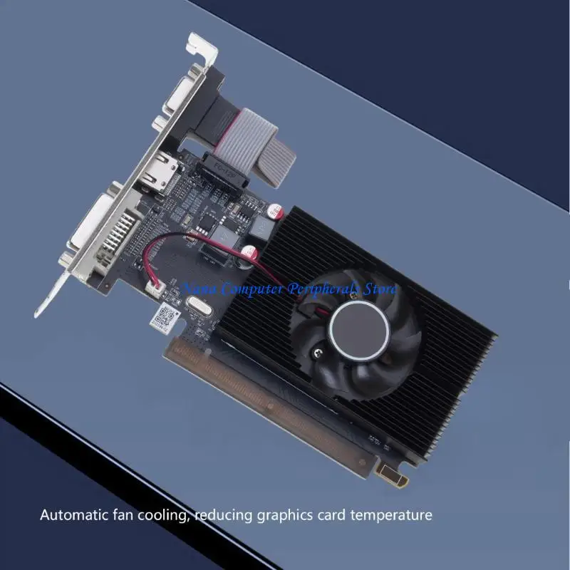 F68C 2 ГБ DDR3 64-битная низкопрофильная видеокарта с дисплеем PCIe Графическая видеокарта с охлаждающим вентилятором для ПК и
F68C 2 ГБ DDR3 64-битная низкопрофильная видеокарта с дисплеем PCIe Графическая видеокарта с охлаждающим вентилятором для ПК и