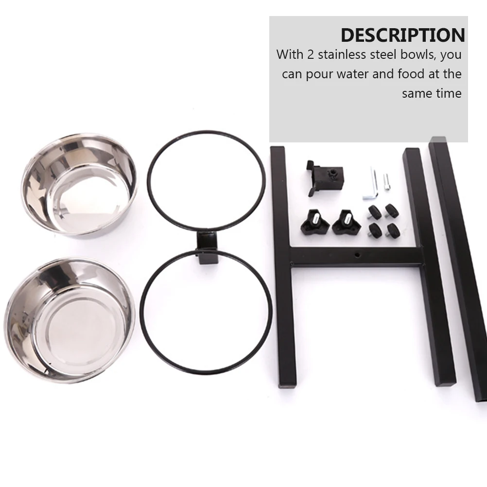 1 Set Of Adjustable Height Dog Bowls 2 Stainless Steel Bowls Durable Corrosion Resistant Foldable Floor Standing Pet Feeder Bowl
1 Set Of Adjustable Height Dog Bowls 2 Stainless Steel Bowls Durable Corrosion Resistant Foldable Floor Standing Pet Feeder Bowl