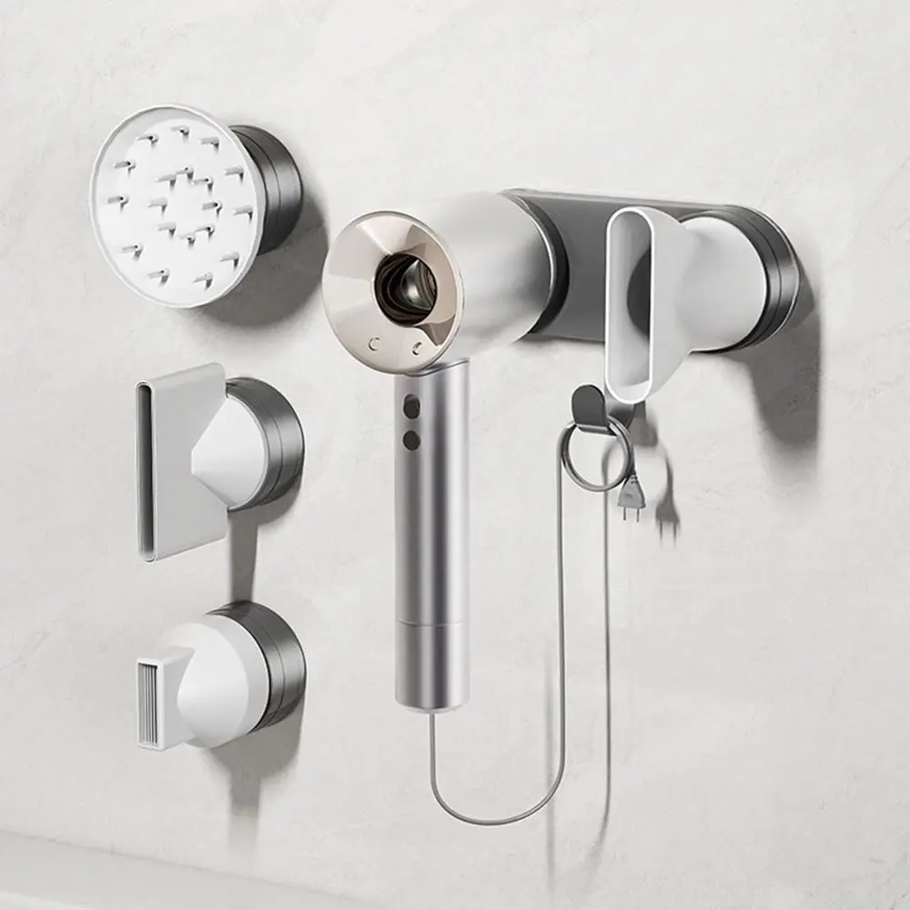 Non Perforated Magnetic Hair Dryer Holder Wall Mounted Waterproof High-Speed Blow Dryer Holder Space Saving Anti-Fall
Non Perforated Magnetic Hair Dryer Holder Wall Mounted Waterproof High-Speed Blow Dryer Holder Space Saving Anti-Fall