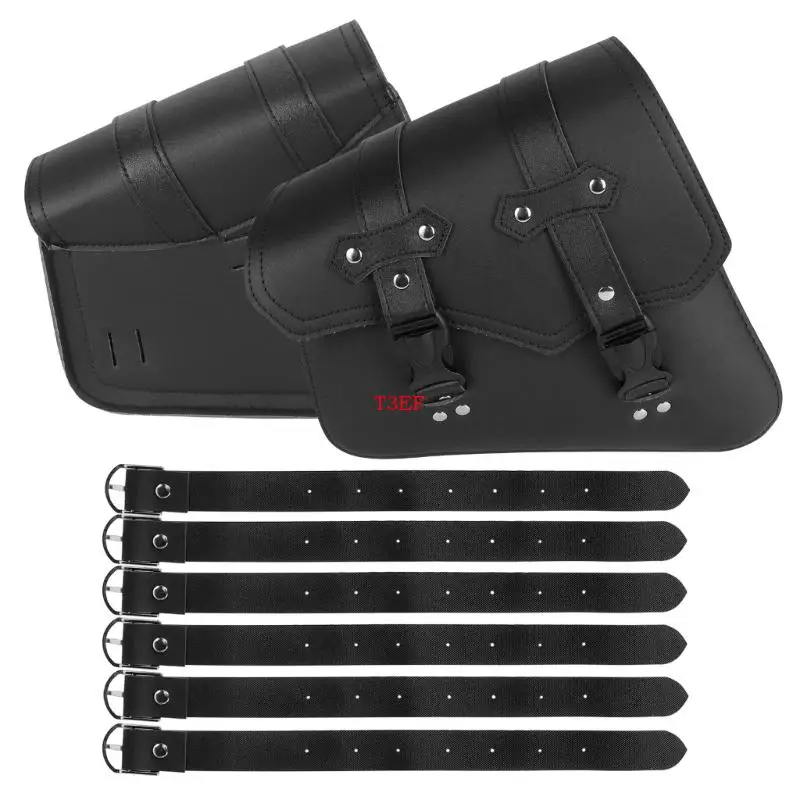 T3EF Universal Motorcycle Side Bags PU Leather Waterproof Designs Motorcycle Saddlebags Pair for Commuting & Long Rides
T3EF Universal Motorcycle Side Bags PU Leather Waterproof Designs Motorcycle Saddlebags Pair for Commuting & Long Rides