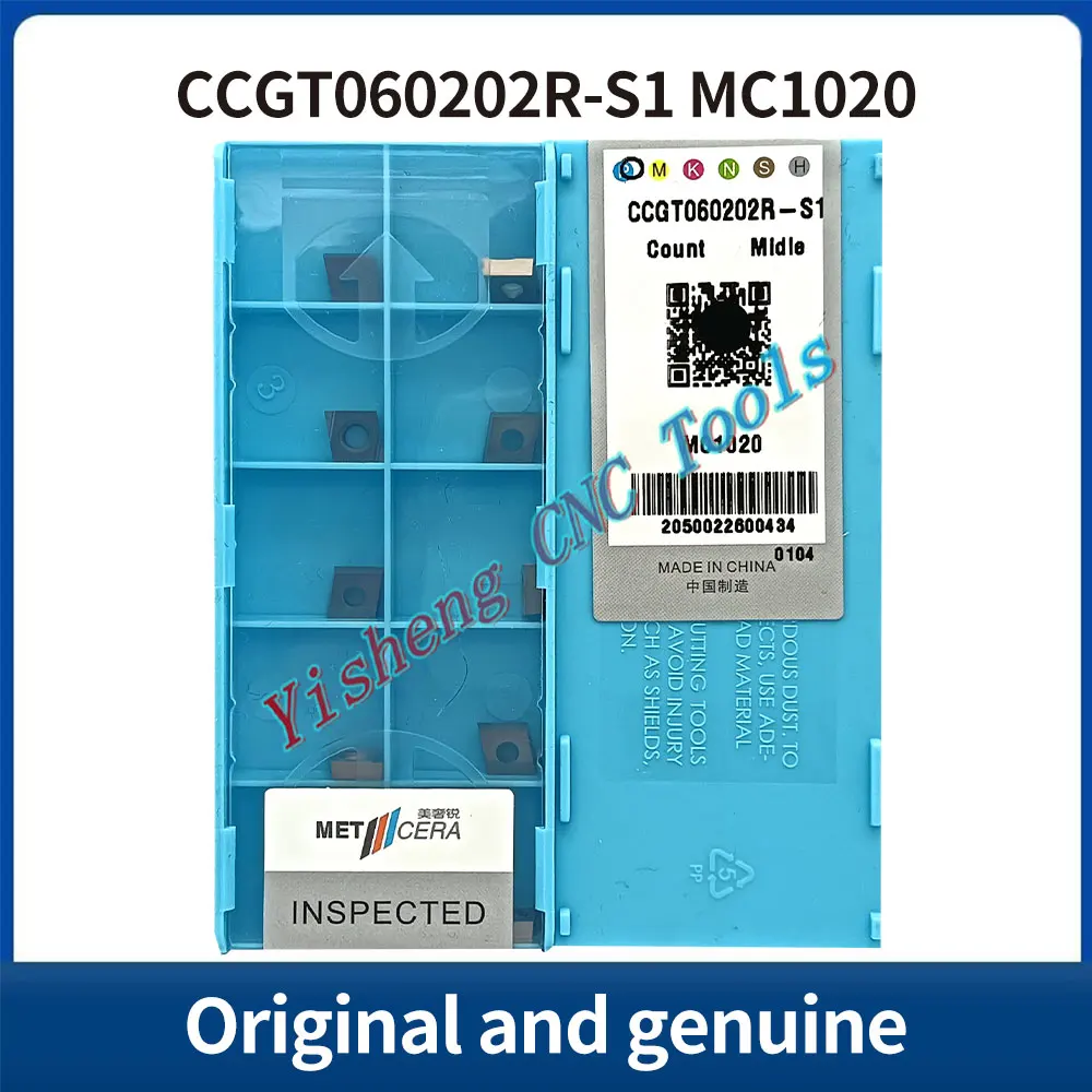 METCERA Cutting Tools CCGT060202R-S/060202R-S1/060204R-S/060204R-S1/09T304R-S1 PV4312 MC1020 CNC carbide inserts
METCERA Cutting Tools CCGT060202R-S/060202R-S1/060204R-S/060204R-S1/09T304R-S1 PV4312 MC1020 CNC carbide inserts