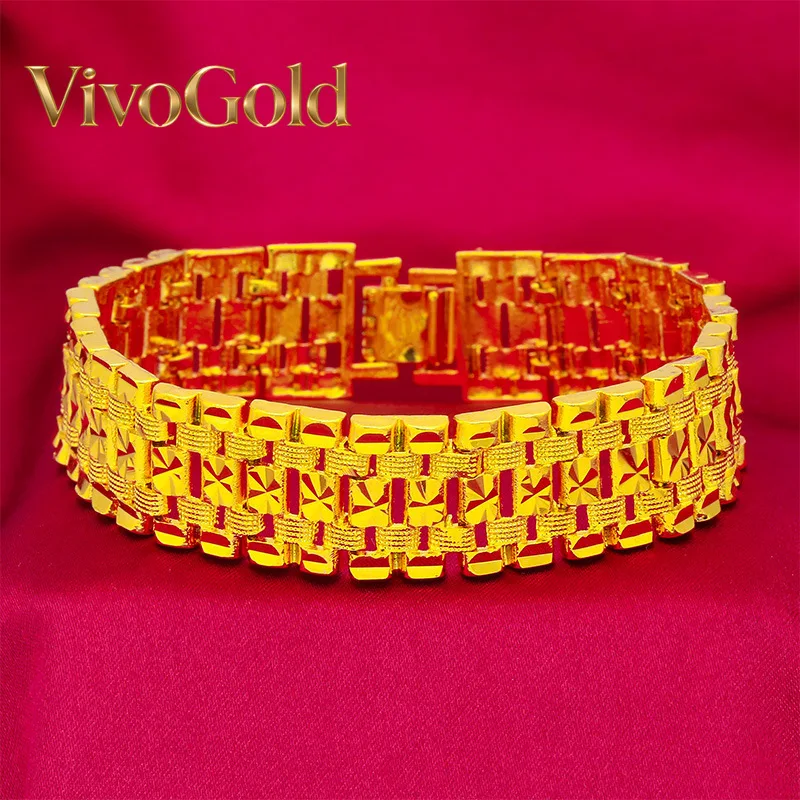 VivoGoldEuro Coin Men's Bracelet, 24K Gold, AU999 | Matte gold lion-engraved coin with distressed chain, rugged for casual wear
VivoGoldEuro Coin Men's Bracelet, 24K Gold, AU999 | Matte gold lion-engraved coin with distressed chain, rugged for casual wear