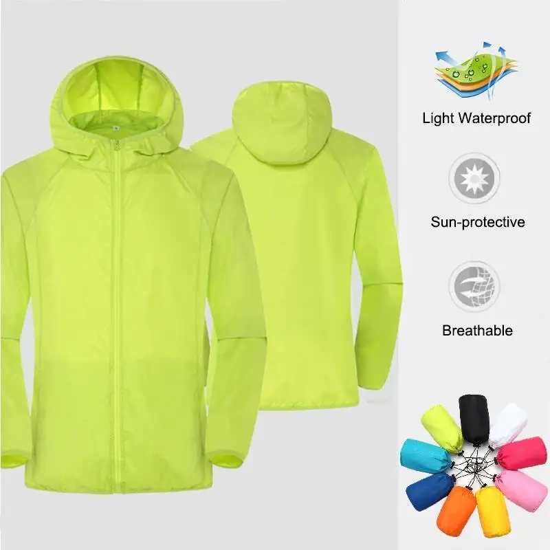 Unisex Outdoor Sun Protection Jackets Lightweight Breathable Women Windbreaker Solid Color Quick-Drying Waterproof Fishing Coat 
Unisex Outdoor Sun Protection Jackets Lightweight Breathable Women Windbreaker Solid Color Quick-Drying Waterproof Fishing Coat