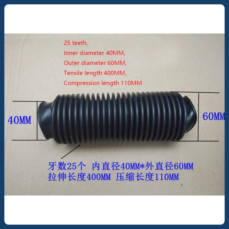 ID40mm Rubber Corrugated Sleeve Flexible Moulded Bellows Oil Resistant Dust Hose
ID40mm Rubber Corrugated Sleeve Flexible Moulded Bellows Oil Resistant Dust Hose