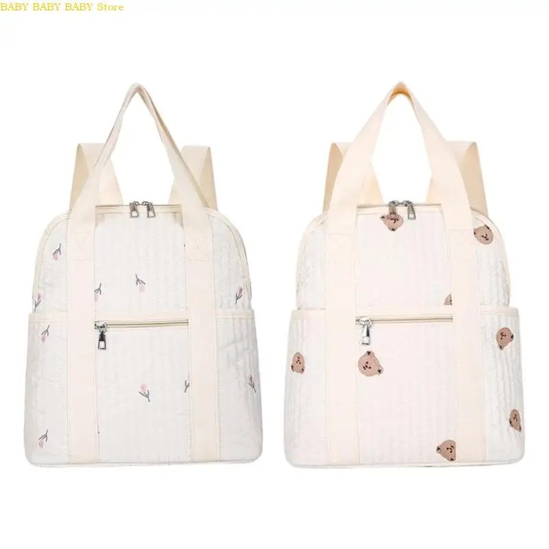 Q81A Multi Compartment Water Resistant Diaper Bag with Quick Access Pockets Flower/Bear Pattern for Organized Baby Essential
Q81A Multi Compartment Water Resistant Diaper Bag with Quick Access Pockets Flower/Bear Pattern for Organized Baby Essential