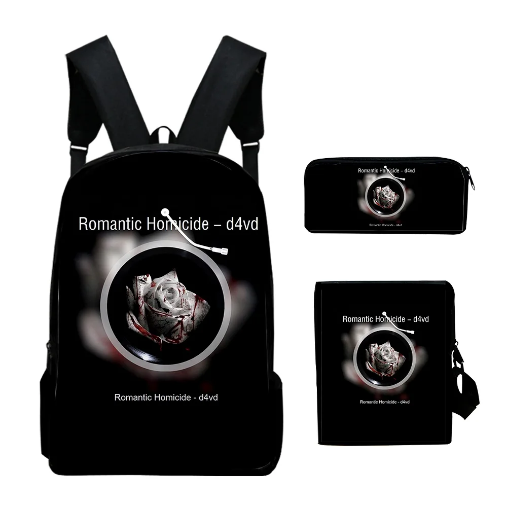 Hip Hop Popular Young Singer D4vd 3D Print 3pcs/Set pupil School Bags Laptop Daypack Backpack Inclined shoulder bag Pencil Case
Hip Hop Popular Young Singer D4vd 3D Print 3pcs/Set pupil School Bags Laptop Daypack Backpack Inclined shoulder bag Pencil Case