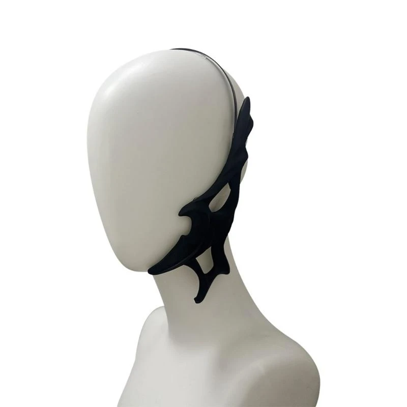 Y5GC Flat Clip Hairpin Anime Horn Halloween Headwear Bunches Clip Elegant Anime Dark Hair Clip Photo Props
Y5GC Flat Clip Hairpin Anime Horn Halloween Headwear Bunches Clip Elegant Anime Dark Hair Clip Photo Props