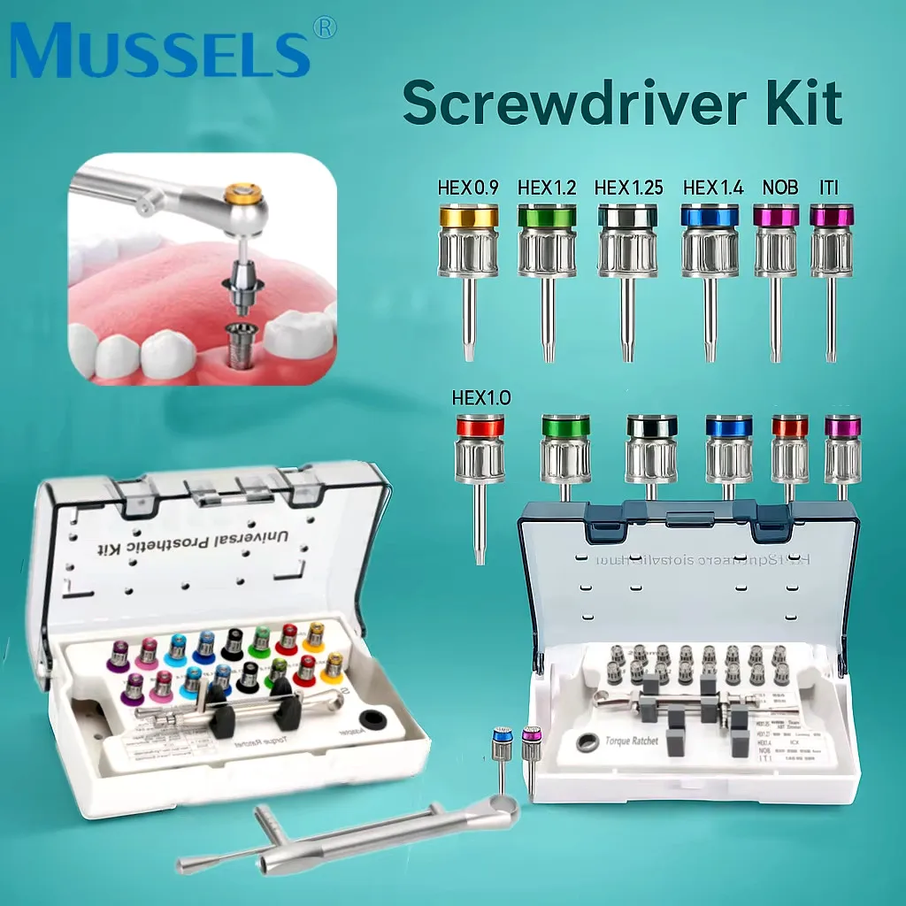 16 шт., набор динамометрических ключей для зубных имплантатов, универсальная отвертка с храповым механизмом для восстановления протеза, отвертки для удаления 
16 шт., набор динамометрических ключей для зубных имплантатов, универсальная отвертка с храповым механизмом для восстановления протеза, отвертки для удаления
