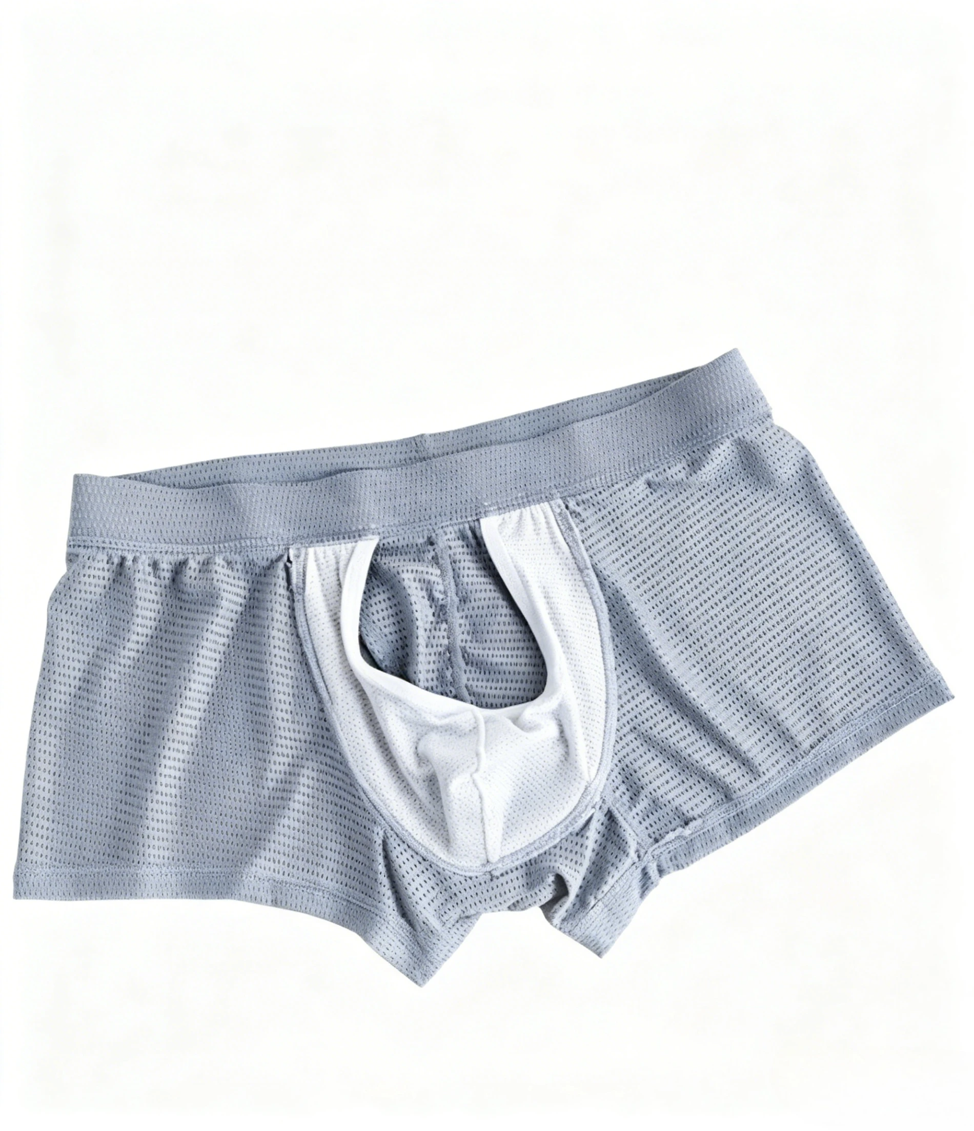 Men's Mesh Boxer Briefs, Breathable Separated Pouch Anti-Chafing Athletic Underwear Youth Fashion Comfort Bulge Boxy Underpants
Men's Mesh Boxer Briefs, Breathable Separated Pouch Anti-Chafing Athletic Underwear Youth Fashion Comfort Bulge Boxy Underpants